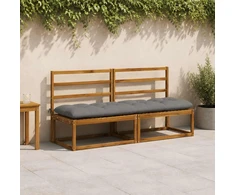 Suoliuko pagalvė VIANEN 100% poliesteris Pilka 190 x 50 x 12 cm