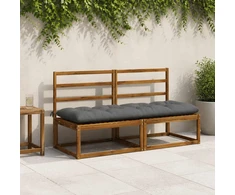 Suoliuko pagalvė VIANEN 100% poliesteris Pilka 180 x 60 x 12 cm