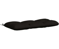 Suoliuko pagalvė VIANEN 100% poliesteris Juoda 130 x 50 x 12 cm