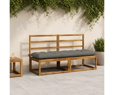Suoliuko pagalvė VIANEN 100% poliesteris Pilka 180 x 50 x 12 cm