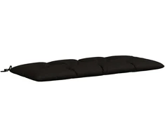 Suoliuko pagalvė VIANEN 100% poliesteris Juoda 140 x 60 x 12 cm