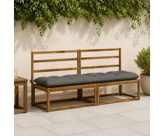 Suoliuko pagalvė VIANEN 100% poliesteris Pilka 200 x 50 x 12 cm