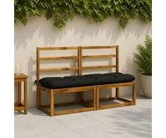 Suoliuko pagalvė VIANEN 100% poliesteris Juoda 150 x 40 x 12 cm