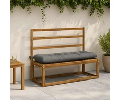 Suoliuko pagalvė VIANEN 100% poliesteris Pilka 100 x 40 x 12 cm