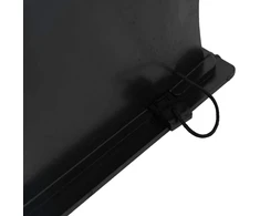 SUP plunksna 3,5 x 18 x 21,5 cm Nailonas Juoda