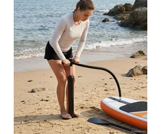 SUP rankinė pompa su manometru Juoda 24 x 7,5 x 58 cm PP