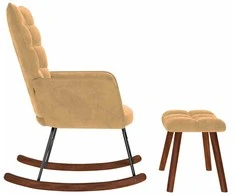Supama kėdė Brown Velvet