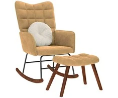Supama kėdė Brown Velvet