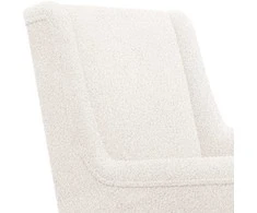 Supamasis krėslas Kreminė 62 x 80 x 85 cm Bouclé