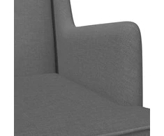 Supamasis krėslas Tamsiai pilka 62 x 80 x 85 cm audinys