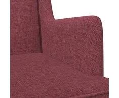 Supamasis krėslas Vyno raudona 62 x 80 x 85 cm audinys