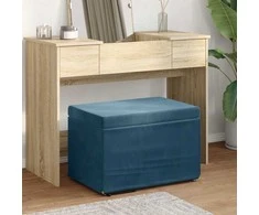 Sūpynes Mėlyna 61 x 41 x 40 cm Velvetas ir Inžinerinė Medis