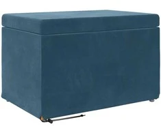 Sūpynes Mėlyna 61 x 41 x 40 cm Velvetas ir Inžinerinė Medis