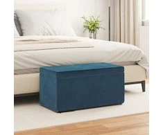 Sūpynes Mėlyna 81 x 41 x 40 cm Velvetas ir Inžinerinė Medis