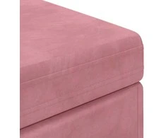 Sūpynes Rožinė 101 x 41 x 40 cm Velvetas ir Inžinerinė Medis