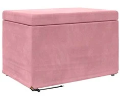 Sūpynes Rožinė 61 x 41 x 40 cm Velvetas ir Inžinerinė Medis