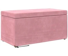 Sūpynes Rožinė 81 x 41 x 40 cm Velvetas ir Inžinerinė Medis