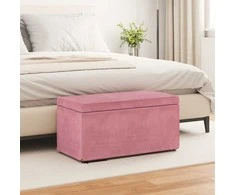 Sūpynes Rožinė 81 x 41 x 40 cm Velvetas ir Inžinerinė Medis