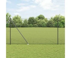 Suvirintas vielinis tvoras su smailiais galais Plienas ir PVC