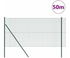 Lauko suvirinta vielinė tvora su tvirtinimu į žemę 50 x 1,5 m