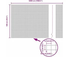 Suvirintas vielos tvora žemės tvirtinimas 50 x 1 m Žalia
