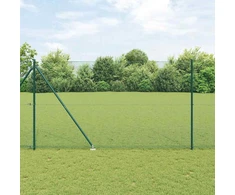 Suvirintas vielinis tvoras su smailiais galais 50 x 1,5 m Žalia
