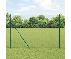 Suvirintas vielos tvora žemės tvirtinimas 10 x 1,5 m Žalia