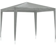 Šventės palapinė 250 x 250 x 240 cm Šviesiai pilka