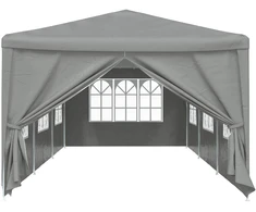 Šventės palapinė 900 x 300 x 255 cm Šviesiai pilka