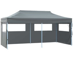 Šventės palapinė 291 x 580 x 315 cm Antracito Oksfordo audinys