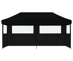 Šventės palapinė 292 x 580 x 315 cm Juoda Oksfordo audinys