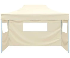 Šventės palapinė Kreminė 280 x 410 x 315 cm Oksfordo audinys