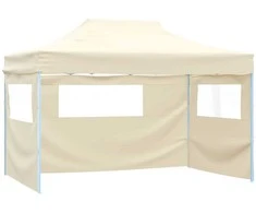 Šventės palapinė Kreminė 291 x 431 x 315 cm Oksfordo audinys