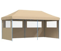 Šventės palapinė Smėlio 292 x 580 x 315 cm Oksfordo audinys