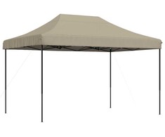 Šventės palapinė 279 x 410 x 315 cm Taupe Oksfordo audinys