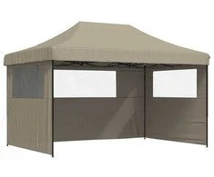 Šventės palapinė Taupe 292 x 440 x 315 cm Oksfordo audinys