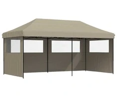 Šventės palapinė Taupe 292 x 580 x 315 cm Oksfordo audinys