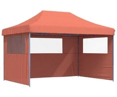 Šventės palapinė Terakotos 279 x 410 x 315 cm Oksfordo audinys