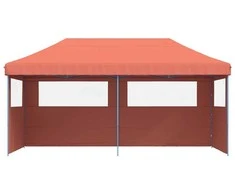 Šventės palapinė 292 x 580 x 315 cm Terakotos Oksfordo audinys
