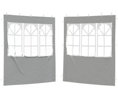 Šventinės palapinės šoninė siena 2 pcs 200 x 195 cm