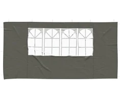 Šventinės palapinės šoninė siena 2 vnt. 400 x 195 cm Antracito