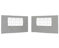 Šventinės palapinės šoninė siena 2 pcs 400 x 195 cm