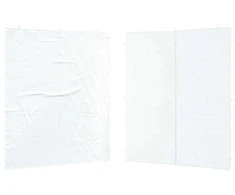 Šventinės palapinės šoninė siena 2 pcs Balta 200 x 195 cm