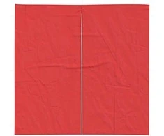 Šventinės palapinės šoninė siena 2 pcs Raudona 200 x 195 cm