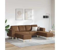 Svetainės sofa 3 vnt. Ruda