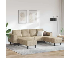 Svetainės sofa 3 vnt. Šviesiai pilka