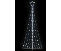 LED Kalėdų eglutė 447 LED Šalta Balta 250 cm