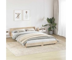 Neslystantis plaukuotas kilimas Kreminė 240 x 340 cm PP