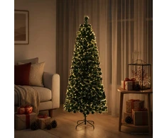 Šviesolaidinė kalėdinė eglutė 150 cm 24 LED Šilta balta PVC