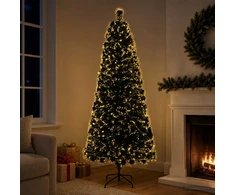 Šviesolaidinė kalėdinė eglutė 180 cm 24 LED Šilta balta PVC
